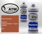 Preview: Mercedes-Benz, Designo Orange Metallic / Copper Metallic, 020: 400ml Sprühdose + 400ml Klarlack - Set, von ATW Autoteile West.